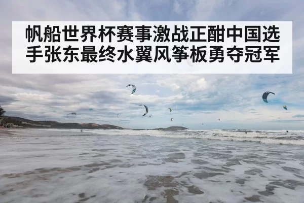 帆船世界杯赛事激战正酣中国选手张东最终水翼风筝板勇夺冠军